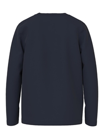 NAME IT Tekst Print Bluse Vux Dark Sapphire
